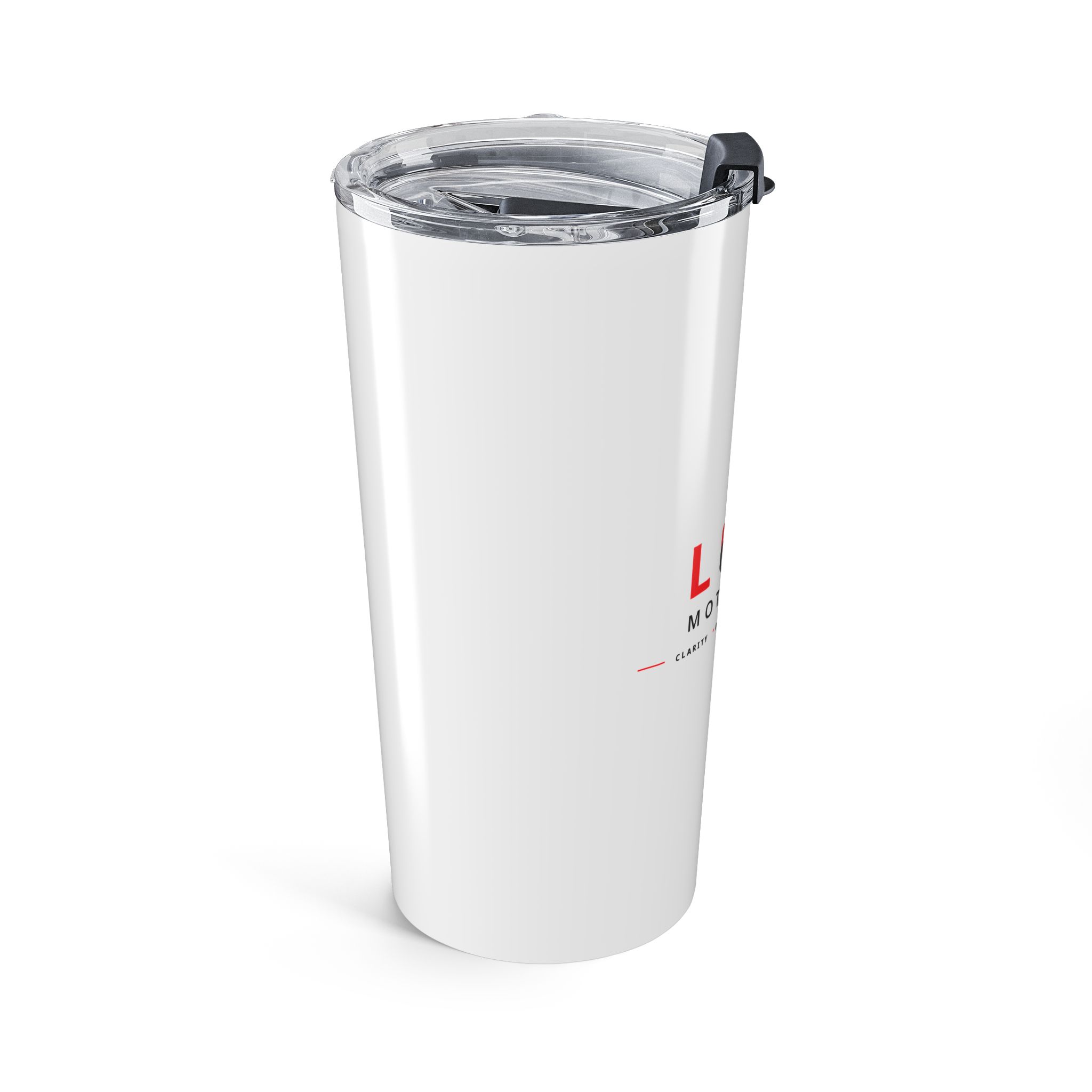 Link Motivation Insulated Tumbler — White, 20oz - Image 3